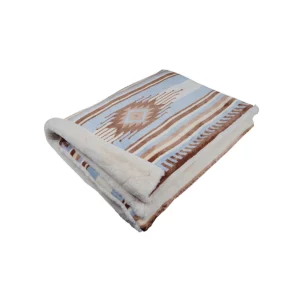 Pure Western Blanket 'Ellery' Natural/Blue P6W2977BKT