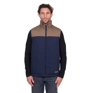 Wrangler Men's Vest 'Dean' Reversible Navy/Tan X6W1662520