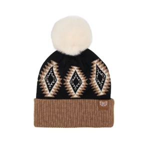 Wrangler Beanie 'Kate' Black/Chocolate X6W2959BEA