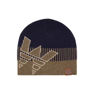 Wrangler Beanie 'Stan' Navy/Tan X6W1960BEA