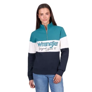 Wrangler Women's Pullover 'Dana Navy/Teal X6W2597549