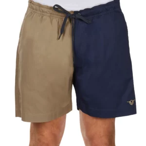 Bullzye Men's Shorts 'Harley' Tan/Navy B6W1309512