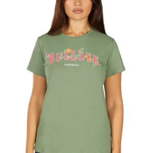 Bullzye Women's T Shirt 'Nova' Short Sleeve Moss B6W2503526