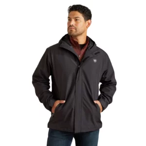 Ariat Men's Jacket 'Rebar Stormshell' H2O Black 10062664