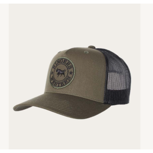 Ringers Western Signature Bull Trucker Cap Army/Black 171120006-AR/BLK