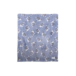 Thomas Cook Snuggle Rug 'Dog Print' Blue TCP2912SNU