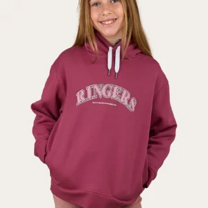 Ringers Western Kid's Hoodie 'Campus' Berry 325022RW-BY