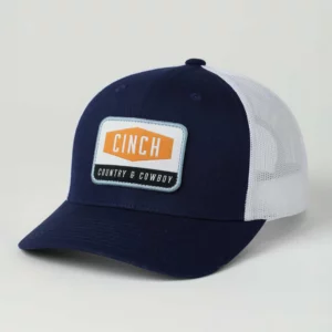 Cinch Trucker Cap 'Country And Cowboy' Mid Profile Royal Blue MCC0660655 ROY