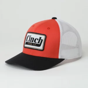 Cinch Trucker Cap 'Cinch Jean Co' Red MCC0660656 RED