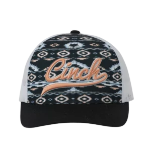 Cinch Women's Trucker Cap Aztec Print Navy MHC7901020 NAV