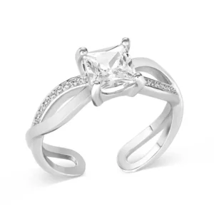 Montana Silversmiths 'Dazzle and Delight' Open Ring Crystal RG6296