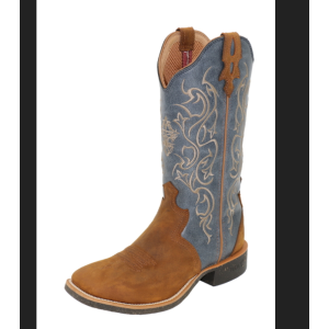 Twisted X Women's Boots 12 Inch Tech X2 Russett Brown/Blue TCWXTR022