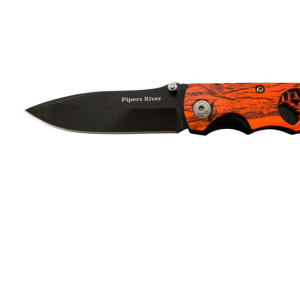 Pipers River Knife Folder Elk Orange Camo PR134RCB