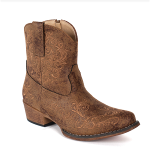 Roper Women's Boots 'Sashay' Vintage Tan Brown 09-021-1567-3759 TA