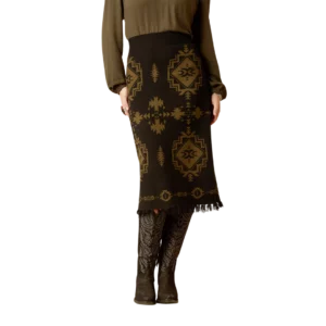 Ariat Womens Sweater Skirt Caldera Relic/Black 10052645 CLEARANCE !!