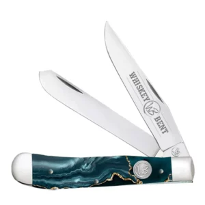 Whiskey Bent Pocket Knife 'Trapper' Gold Rush KWB11-23