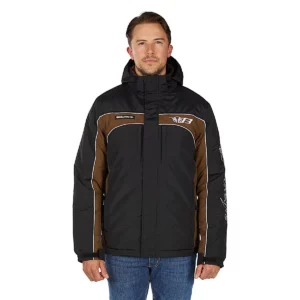 Bullzye Men's 'Bazooka' Jacket Black/Dark Tan