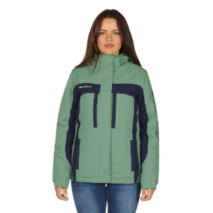 Bullzye Women's 'Carla' Jacket Moss/Navy