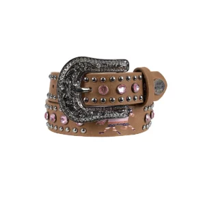 Pure Western Girl's Belt 'Dimity' Light Tan P6W5931BLT