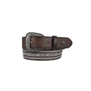 Pure Western Men's Belt 'Reid' Dark Tan P6W1981BLT