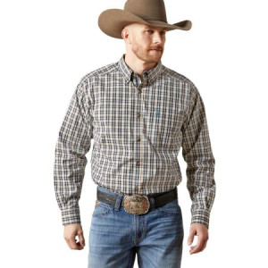 Ariat Men's Shirt Pro Series 'Tex' Long Sleeve Classic Fit Black 10065775