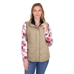 Thomas Cook Women's Vest 'Astrid' Reversible Tan/Navy T6W2616058