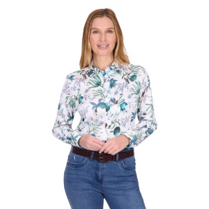 Thomas Cook Women's Shirt 'Lucinda' L/S Blue/White