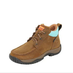 Twisted X Women's Boots 'All Around Work' Oiled Saddle/Aruba TCWAXW002