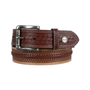 Wrangler Men's Belt 'Kayson' Leather Tan X6W1967BLT