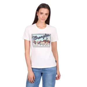 Wrangler Women's T Shirt 'Vanessa' S/S Cream X6W2598540