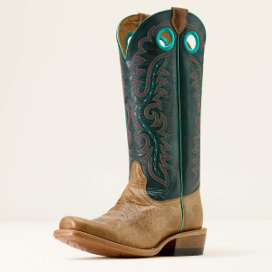 Ariat Women's Boots 'Futurity Boon' Caramelized/Persuit Of Teal 10074326
