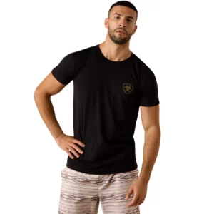 Ariat Men's T-Shirt 'Banner Badge' Black 10073958