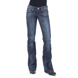 Stetson Women's Jeans 816 Boot Cut ZigZag Blue 11-054-0816-1321 BU