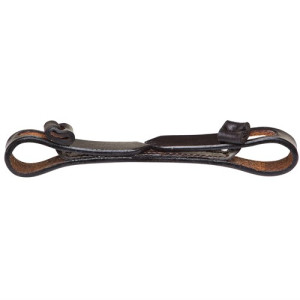 Snaffle Curb Strap Leather 1/2" Button Attachments BIT8480
