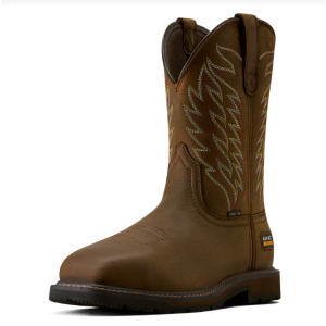 Ariat Men's Boots 'Groundbreaker' WST Steel Toe Dark Brown 10077104