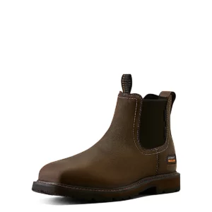 Ariat Men's Boots 'Groundbreaker Chelsea H2O' WST Steel Toe Dark Brown 10077102