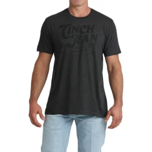 Cinch Men's T-Shirt 'Logo Graphic' Charcoal MTT1690735 CHR
