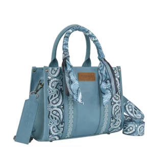 Wrangler Bag Crossbody 'Paisley Print' Red/Tan/Pink/Blue X6S4923BAG