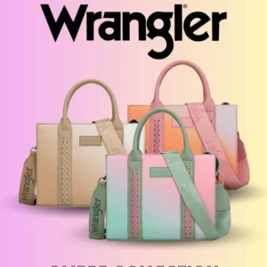 Wrangler Bag Crossbody 'Ombre' Taupe/Green/Pink X6S4928BAG