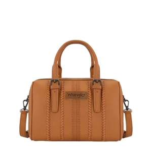 Wrangler Bag Barrel 'Boston Stitch' Tan/Blue/Natural X6S4929BAG