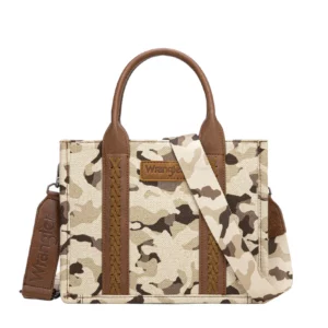 Wrangler Bag Crossbody 'Camo Print' Tan/Light Pink X6S4941BAG