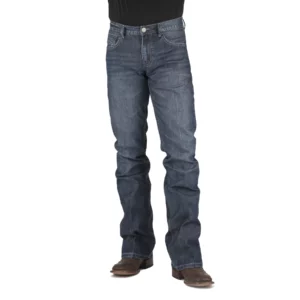Tin Haul Men's Jeans 1660 Jagger Fit Pieced Pocket Blue 10-004-1660-1774 BU