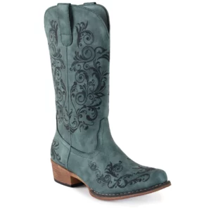 Roper Women's Boots 'Tall Stuff' Turquoise 09-021-1566-3816