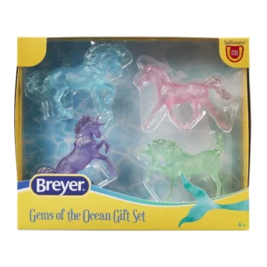 Breyer Stablemates 'Gems Of The Ocean' 4 Unicorn Gift Set TBS10473