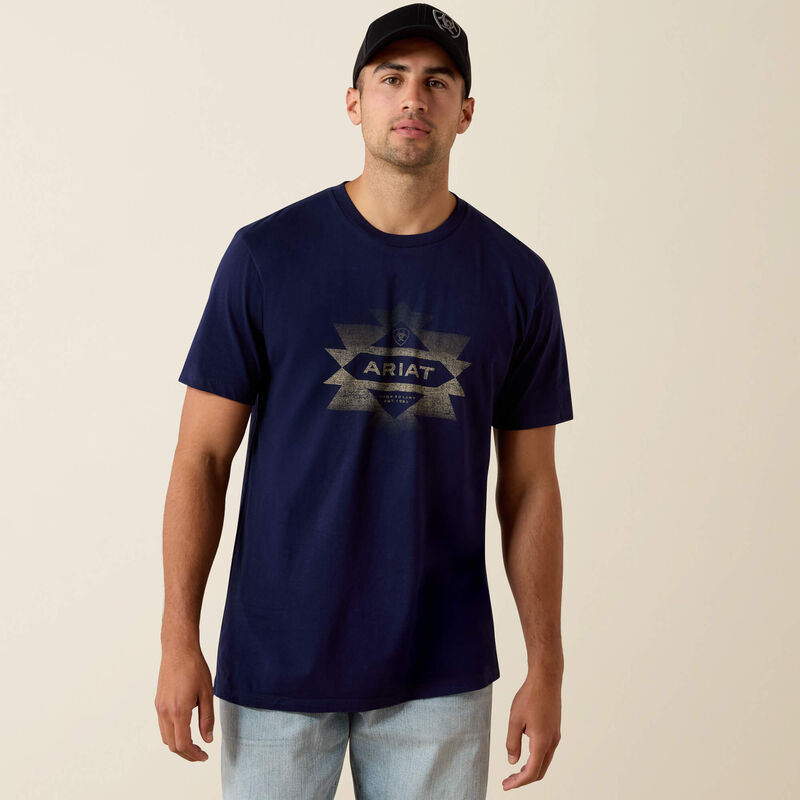 Ariat Men’s T-Shirt ‘Southsense Icon’ Classic Blue 10071186