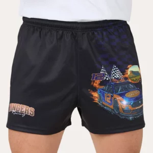 Ringers Western Footy Shorts 'Ringers Racing' Black 125169RW-BLK