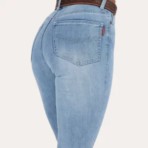 Ringers Western Women's Jeans 'Penny' High Rise Bootleg Light Blue