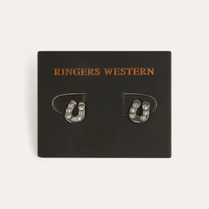 Ringers Western 'Fortune' Earrings Stud Gold Silver 225169RW