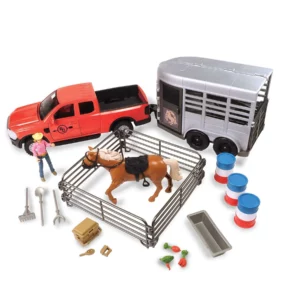 Big Country Toys Truck and Horse Trailer Playset 24 Piece 516