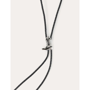 Ringers Western Bolo Tie 'Scootin' Antique Silver 225194RW-ANQ/SLV
